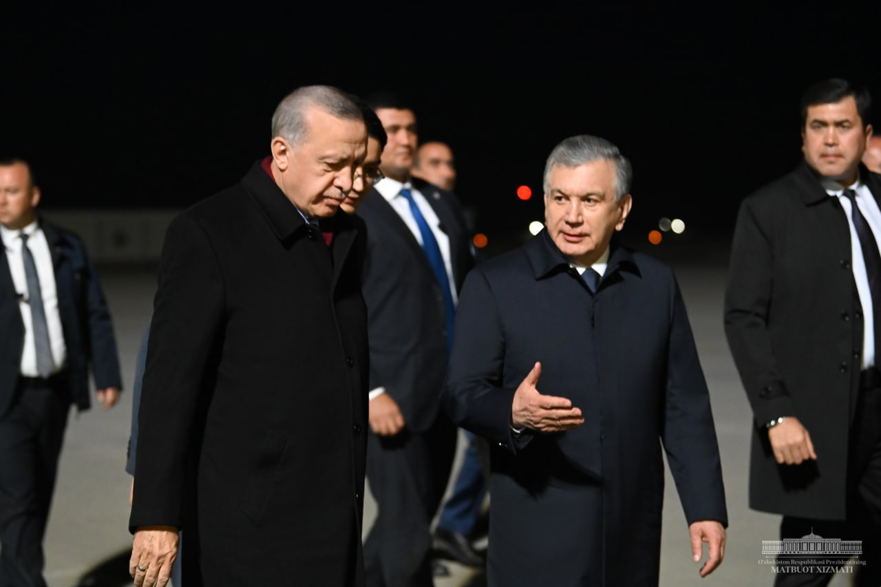 Туркия президентининг Ўзбекистонга ташрифи якунланди — фото